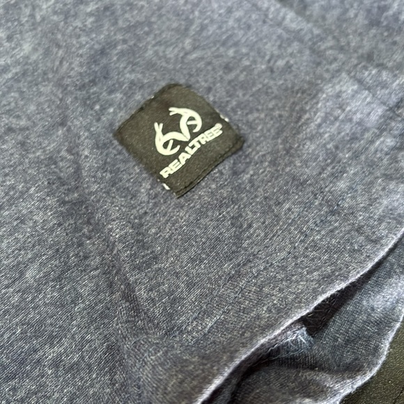 Realtree Stacked Logo graphic camo crewneck, soft, double needle finish - Picture 7 of 7